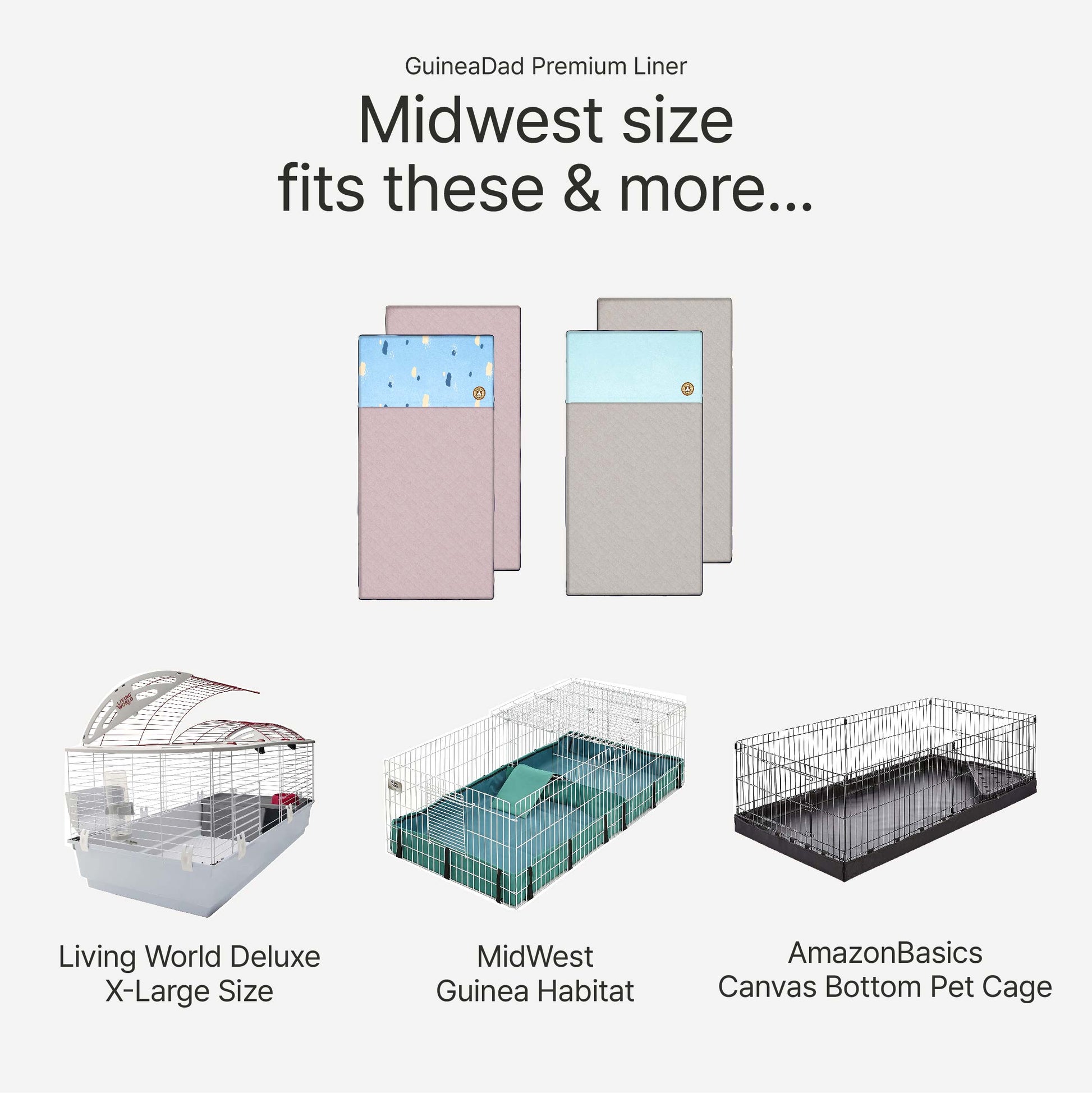 GuineaDad Original Liner For Small Animal Cages