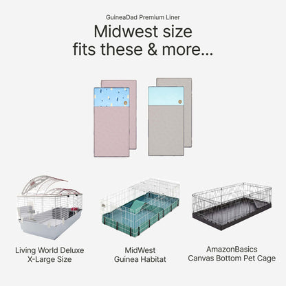 GuineaDad Original Liner For Small Animal Cages