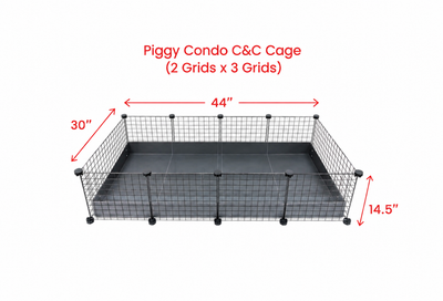 GuineaDad Piggy Condo Guinea Pig Cage (C&C)
