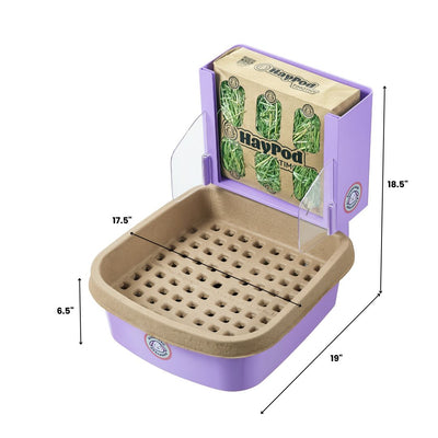 BunnyDad BunnyLet Litter Box/Feeder + Hay Bundle (Starter Kit)