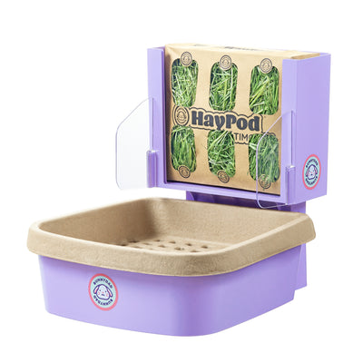 BunnyDad BunnyLet Litter Box/Feeder + Hay Bundle (Starter Kit)