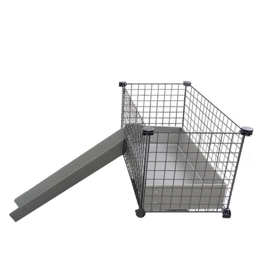 Piggy Condo C&C Balcony Add-On by GuineaDad, presented against a white background. This sturdy and stylish balcony provides an additional level for guinea pigs, enhancing their living space within the existing GuineaDad Piggy Condo C&C Cage.