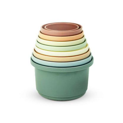 BunnyDad 8 Piece Stacking Cups Toy Set