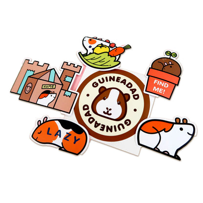 GuineaDad Sticker Set (6 Pack)
